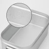 Aluminum bento box, outdoor cooking and cooking rice box, folding handle aluminum alloy lunch box, camping and picnic tableware details Picture